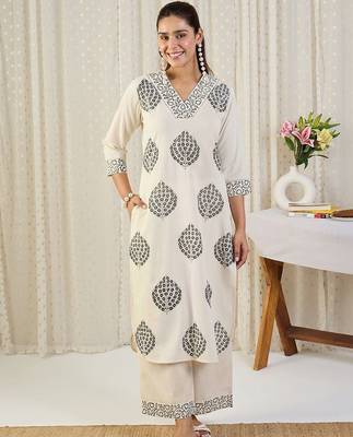 Printed Pure Cotton Tunic With Trousers Co-Ords 2