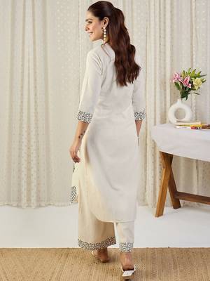 Printed Pure Cotton Tunic With Trousers Co-Ords 3