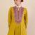 Women Solid Embroidered Kurta with Pyjama