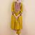 Women Solid Embroidered Kurta with Pyjama