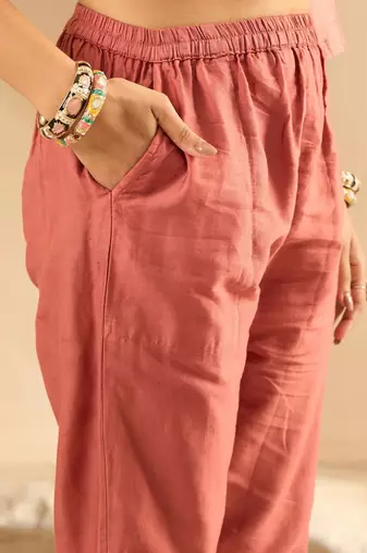 Women Embroidered Kurta with Trousers & Dupatta