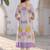 Printed Pure Cotton A-Line Kurta with Trousers Kurta Set