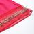Women Pink & Gold Yoke Embroidered Sequinned A-Line Kurta Palazzos Dupatta