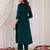 Women Embroidered Regular Kurta with Trousers