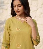 Printed Pure Cotton Kurta With Trousers