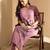 Women Floral Embroidered Regular Thread Work Pure Cotton Kurta with Trousers