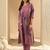 Women Floral Embroidered Regular Thread Work Pure Cotton Kurta with Trousers