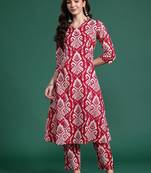 Ethnic Motifs Printed Regular Kurta with Trousers