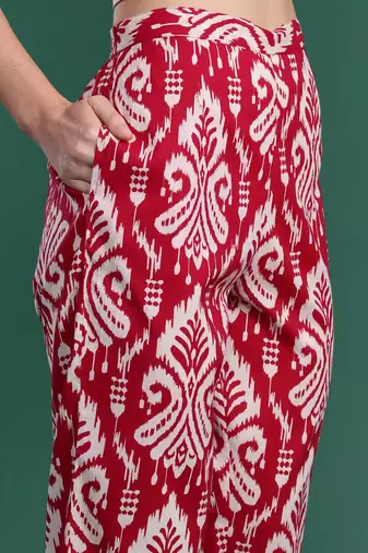 Ethnic Motifs Printed Regular Kurta with Trousers