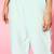 Blue Silk Blend Mandarin Collar Kurta Set
