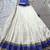 white vichitra silk blend sequin work lehenga set full stitched