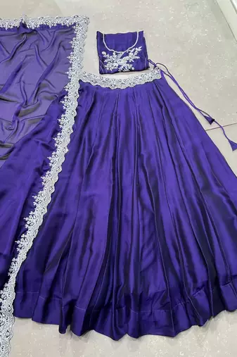 Bridesmaid Special Rangoli Silk Sequence & Thread Work Lehenga Choli
