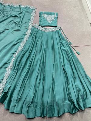 Bridesmaid Special Rangoli Silk Sequence & Thread Work Lehenga Choli 5