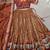 Tasar silk blend Printed Free Size Ghaghra Choli with Lace Border & Dupatta for Navratri Garba