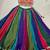 navratri multi-color georgette lehenga choli with gota patti & mirror work gamthi blouse- full stitched free size