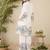 Women Floral Printed Pleated Mirror Work Pure Cotton Kurta with Palazzos