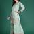 Ethnic Motifs Embroidered Sequinned Kurta with Palazzos & With Dupatta
