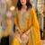 Paisley Embroidered Sequinned Chinon Straight Kurta With Palazzos & Dupatta