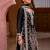 Motifs Embroidered Sweetheart Neck Zari Straight Kurta With Palazzos & Dupatta