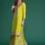 Paisley Embroidered Sequinned Kurta with Palazzos & With Dupatta