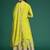 Paisley Embroidered Sequinned Kurta with Palazzos & With Dupatta
