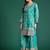 Ethnic Motifs Embroidered Sequinned Kurta with Palazzos & Dupatta