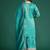 Ethnic Motifs Embroidered Sequinned Kurta with Palazzos & Dupatta