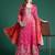 Ethnic Motifs Embroidered Regular Sequinned Kurta with Trousers & Dupatta