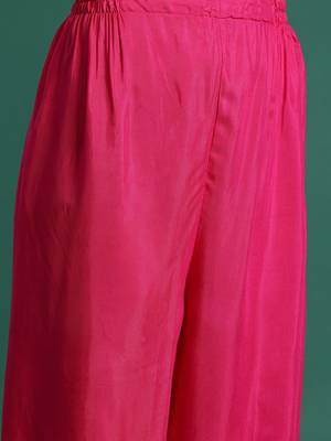Ethnic Motifs Embroidered Regular Sequinned Kurta with Trousers & Dupatta 3