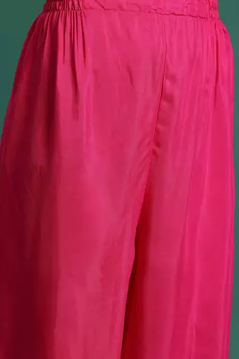 Ethnic Motifs Embroidered Regular Sequinned Kurta with Trousers & Dupatta