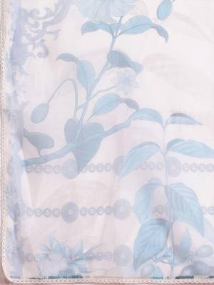 Women Floral Embroidered Regular Kurta with Trousers & With Dupatta 5