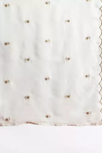 Women Paisley Embroidered Kurta with Trousers & With Dupatta