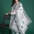 Floral Woven Design Kurta With Trousers & Dupatta