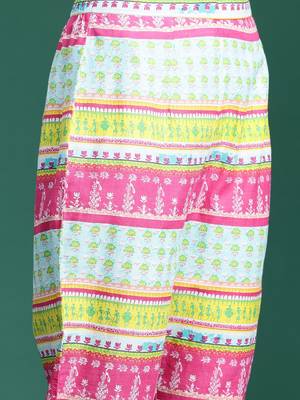 Printed Pure Cotton Kurta with Trousers 3