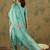 Floral Embroidered Thread Work Chanderi Silk Kurta with Trousers & Dupatta