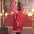 Ethnic Motifs Embroidered Sequinned Velvet Kurta With Trousers & Dupatta