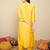 Floral Embroidered Sequinned Liva Straight Kurta With Trousers