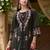 Women Floral Embroidered Panelled Thread Work Kurta with Trousers & With Dupatta