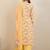 Floral Printed Thread Work Pure Cotton Straight Kurta With Trousers & Dupatta