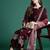 Floral Embroidered Sequinned Kurta With Trousers & Dupatta