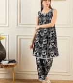 Women Floral Printed Regular Pure Cotton Kurta with Trousers