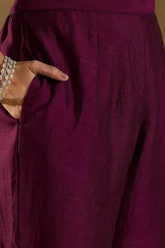 Women Ethnic Motifs Embroidered Regular Kurta with Trousers & With Dupatta
