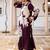 Women Floral Printed Regular Sequinned Kurta with Salwar