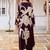 Women Floral Printed Regular Sequinned Kurta with Salwar
