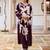 Women Floral Printed Regular Sequinned Kurta with Salwar
