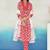 Women Floral Printed Pleated Beads and Stones Pure Cotton Kurta with Trousers & With Dupatta