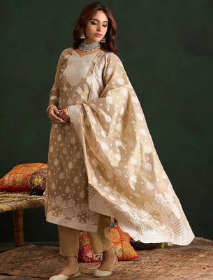 Women Regular Kurta with Trousers & With Dupatta 2