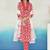 Floral Printed Pleated Beads and Stones Pure Cotton Kurta With Trousers & Dupatta
