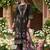 Women Floral Embroidered Regular Thread Work Kurta with Trousers & With Dupatta