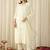 Floral Embroidered Thread Work Pure Cotton Kurta with Trousers & Dupatta